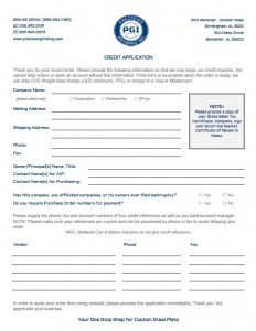 Credit Application
